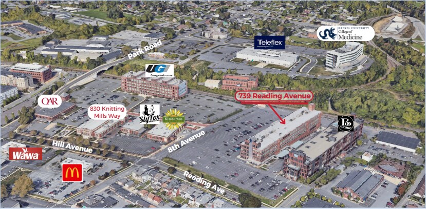 739 Reading Ave, West Reading, PA for lease - Building Photo - Image 2 of 14