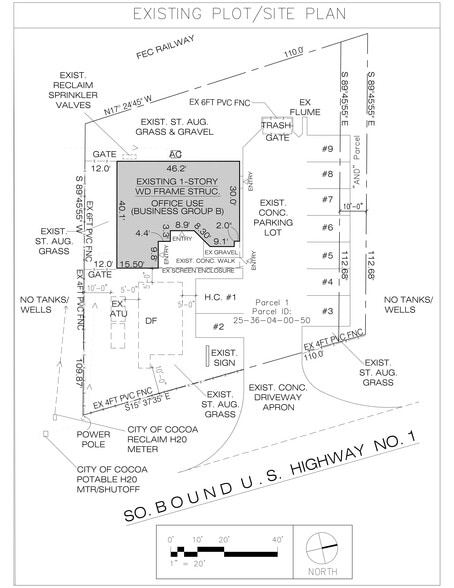 1191 Rockledge Blvd, Rockledge, FL à louer - Plan de site - Image 3 de 5