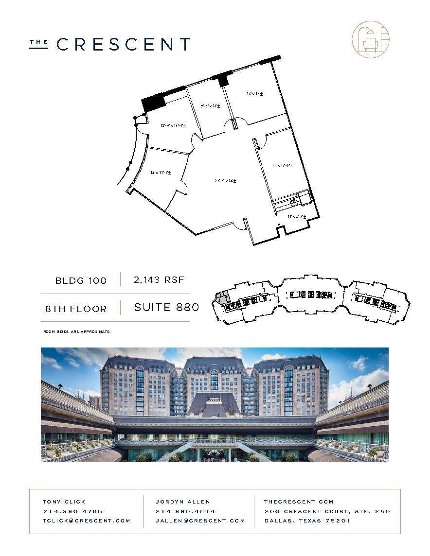 100 Crescent Ct, Dallas, TX for lease Floor Plan- Image 1 of 1