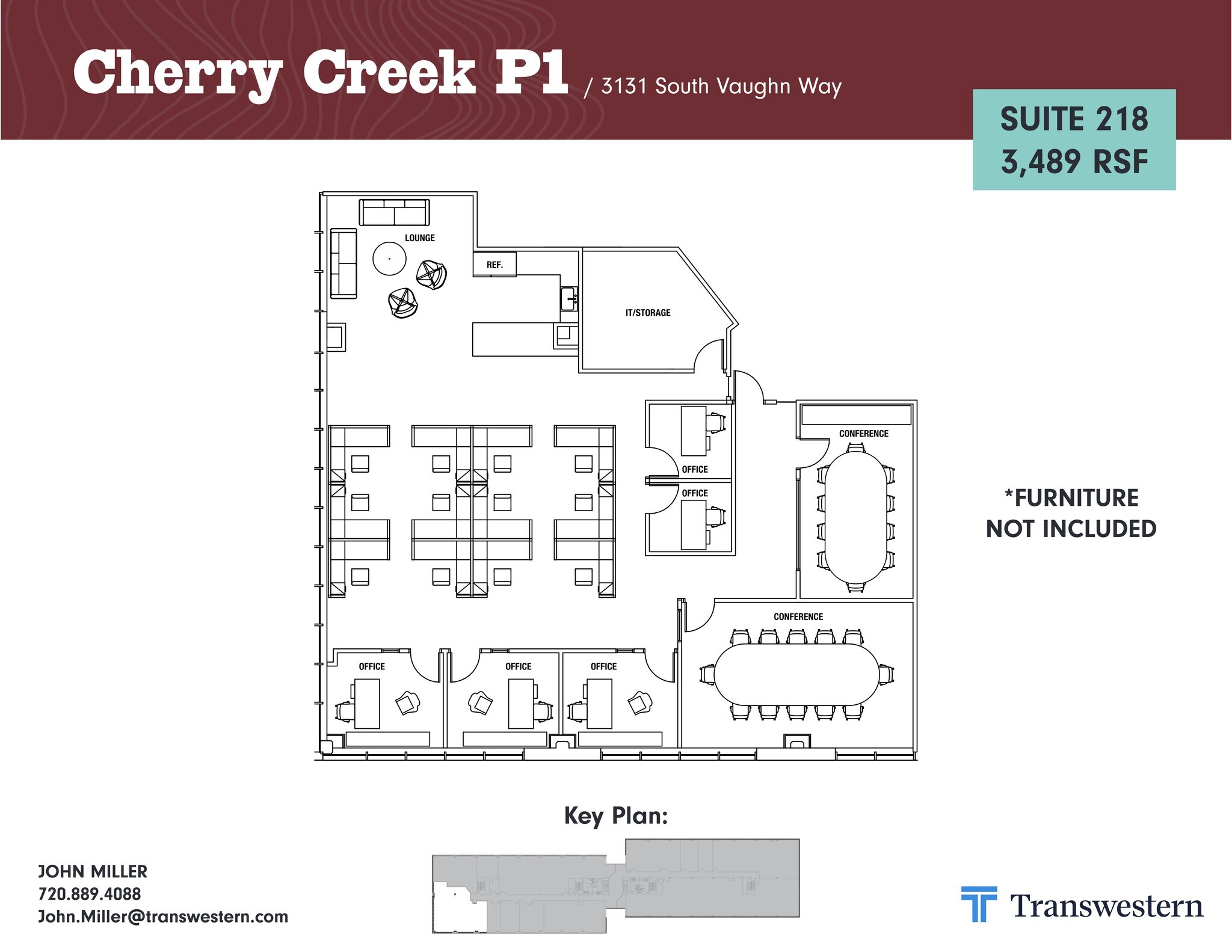 3131 S Vaughn Way, Aurora, CO for lease Site Plan- Image 1 of 2