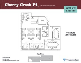 3131 S Vaughn Way, Aurora, CO for lease Site Plan- Image 1 of 2