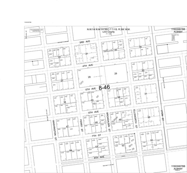 430 4th Ave, Albany, OR à vendre - Plan cadastral - Image 2 de 2