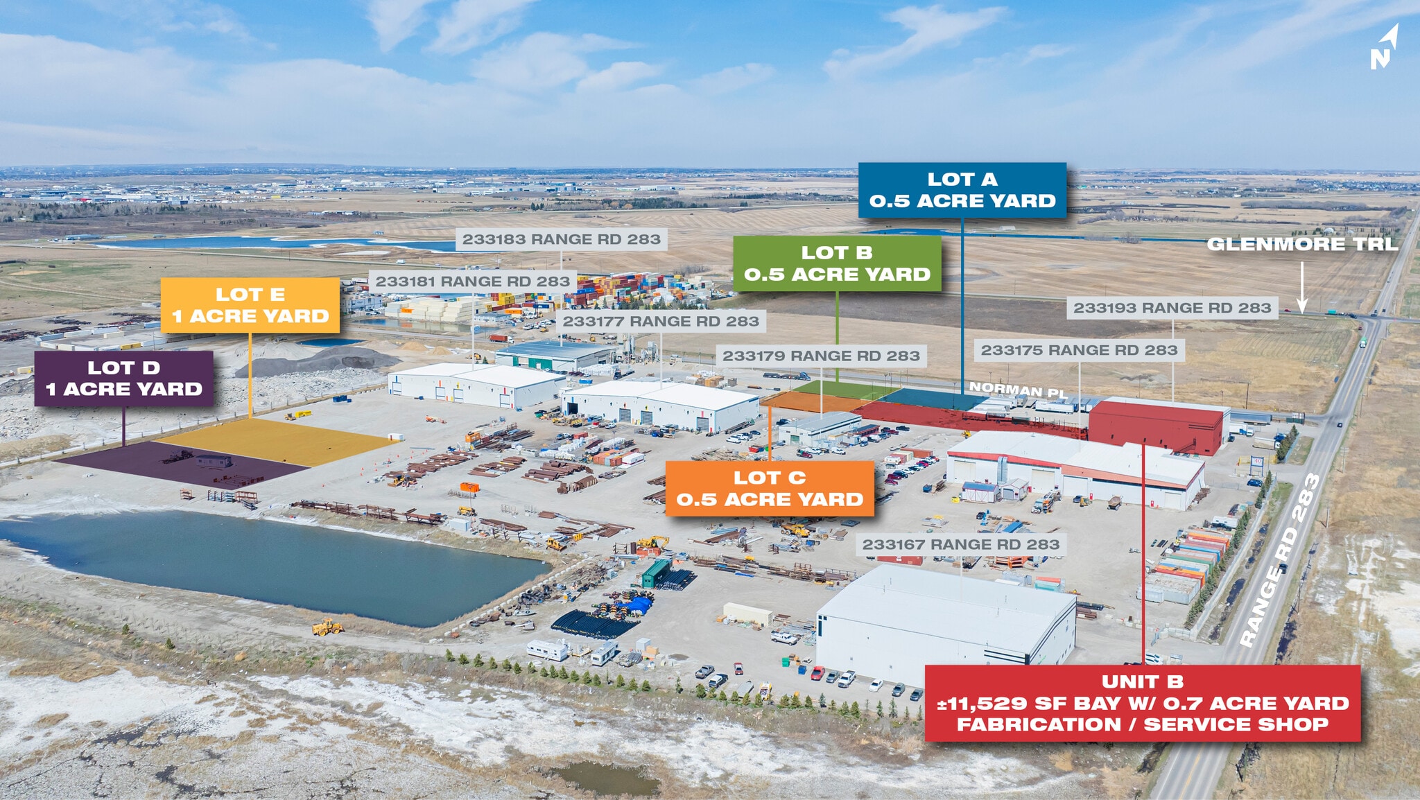 233175 Range Rd, Rocky View No 44, AB for sale Aerial- Image 1 of 1