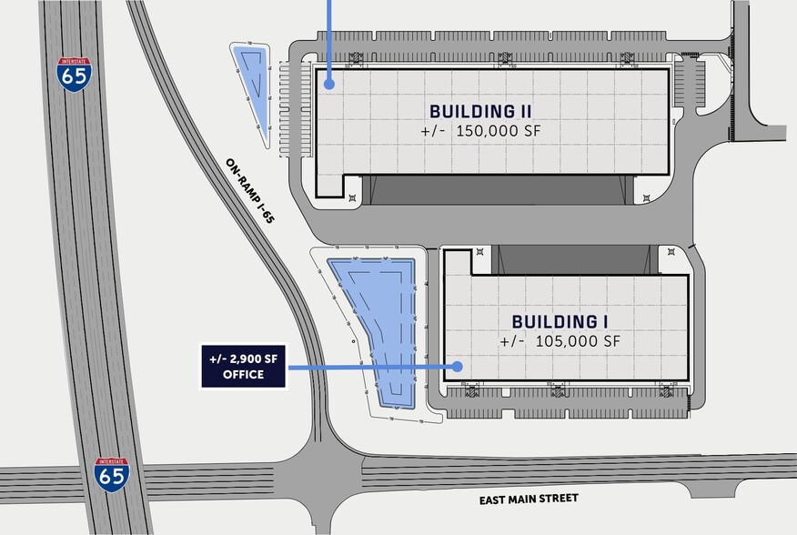 E Main & I-65 St, Greenwood, IN for lease - Site Plan - Image 2 of 2