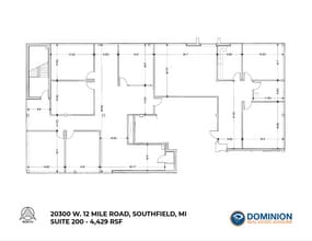 20300 W 12 Mile Rd, Southfield, MI for lease Floor Plan- Image 1 of 1