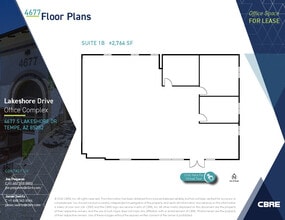 4677 S Lakeshore Dr, Tempe, AZ for lease Floor Plan- Image 1 of 1