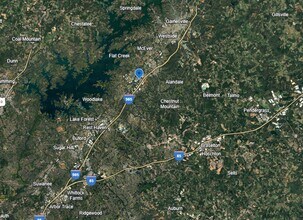 4193 Tanners Creek Dr, Flowery Branch, GA - Aerial  map view