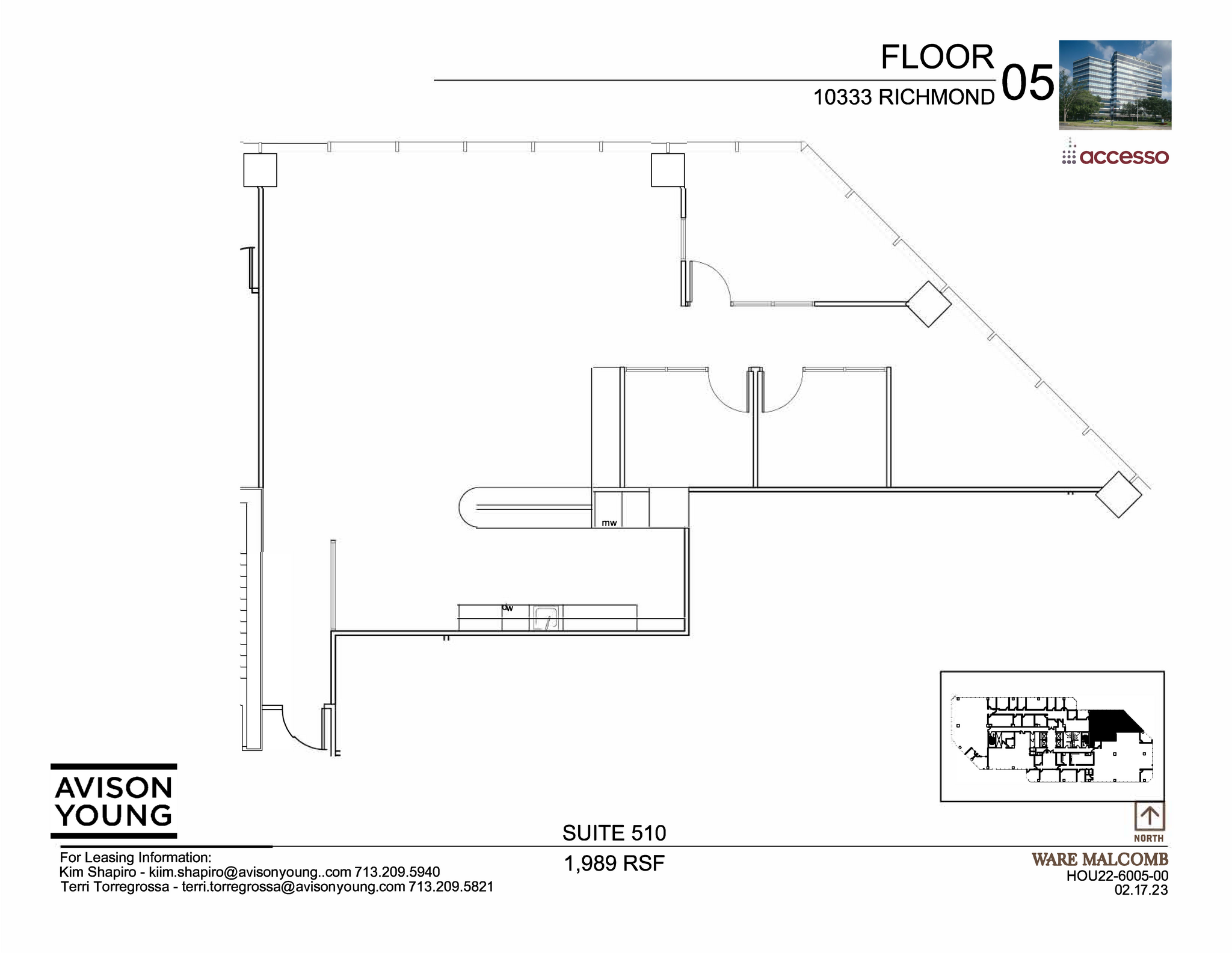 10333 Richmond Ave, Houston, TX à louer Plan d  tage- Image 1 de 2