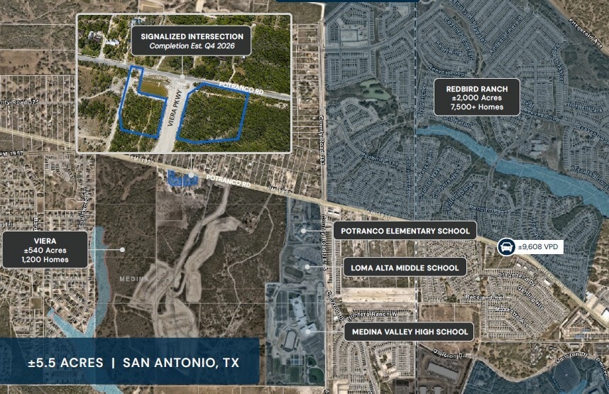 Viera Parkway & Potranco Rd, San Antonio, TX for sale - Building Photo - Image 3 of 3