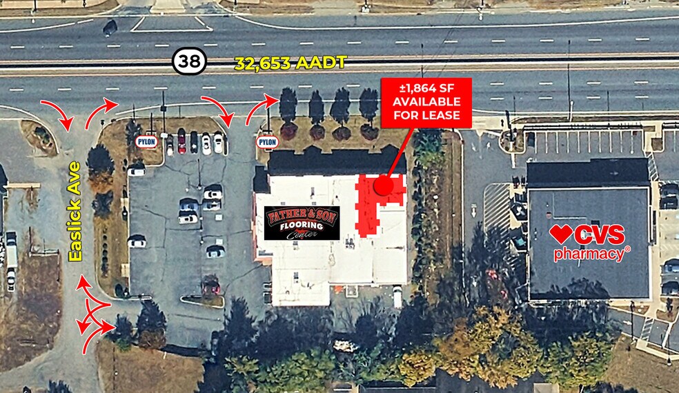 1566 Rt 38, Mount Holly, NJ à louer - Photo du bâtiment - Image 2 de 10