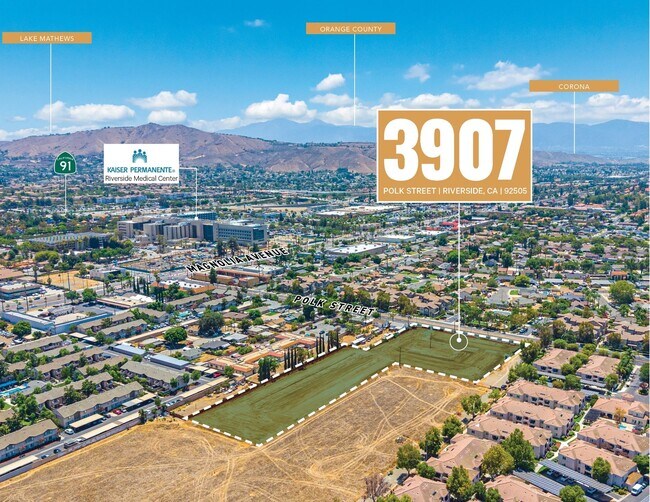 Plus de détails pour 3907 Polk St, Riverside, CA - Terrain à vendre