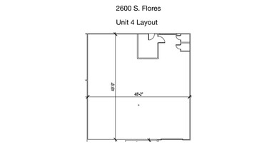 2600 S Flores St, San Antonio, TX à louer Plan de site- Image 1 de 2