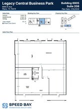 6901 K Ave, Plano, TX for lease Floor Plan- Image 2 of 2