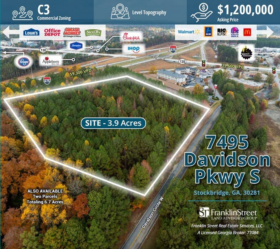 7495 Davidson Pkwy N, Stockbridge, GA à vendre Photo principale- Image 1 de 17