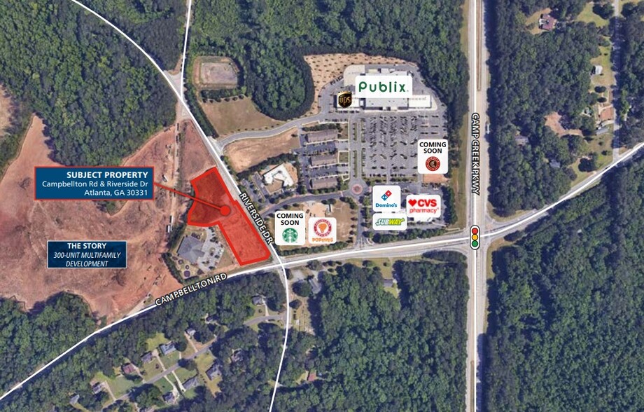 Campbellton Rd, Atlanta, GA for sale - Aerial - Image 2 of 3