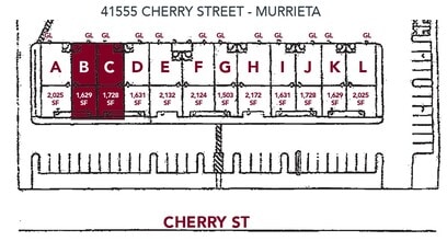 41543 Cherry St, Murrieta, CA à louer Plan d’étage- Image 1 de 1