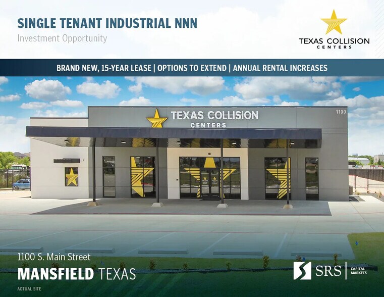 1100 S Main St, Mansfield, TX à vendre - Photo du bâtiment - Image 1 de 9