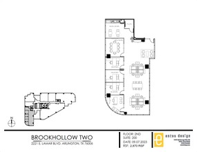 2301 E Lamar Blvd, Arlington, TX for lease Floor Plan- Image 2 of 2