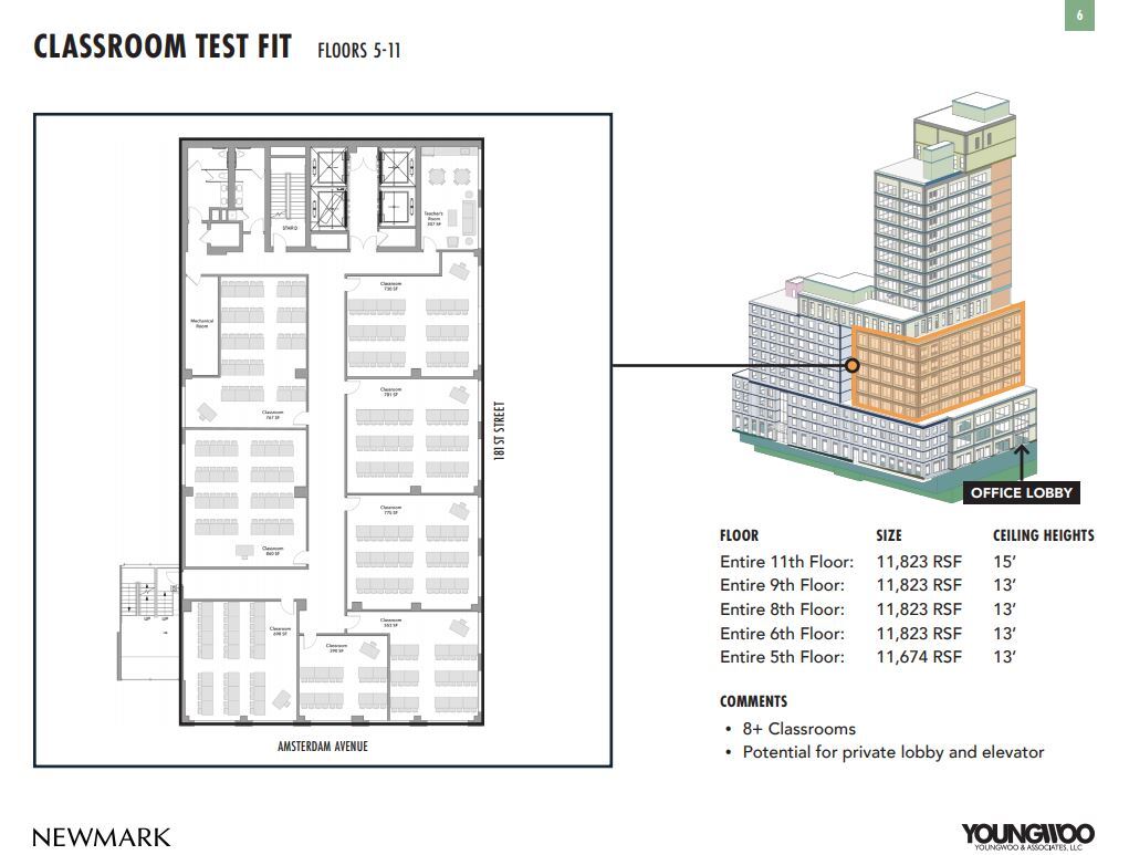 500 W 181st, New York, NY for lease Floor Plan- Image 1 of 4