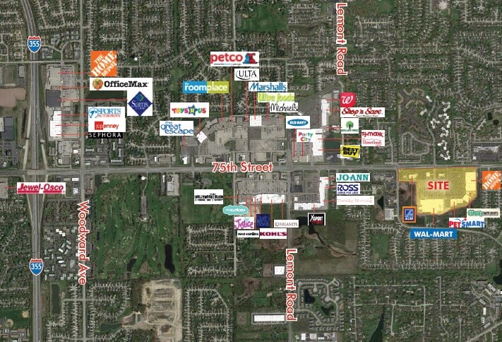 2189 75th St, Darien, IL à louer - Aérien - Image 3 de 3