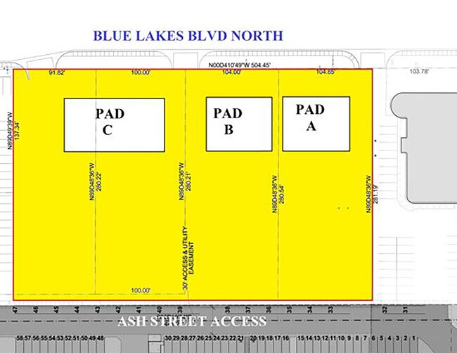 Plus de détails pour 200 Blue Lakes Blvd N, Twin Falls, ID - Terrain à louer