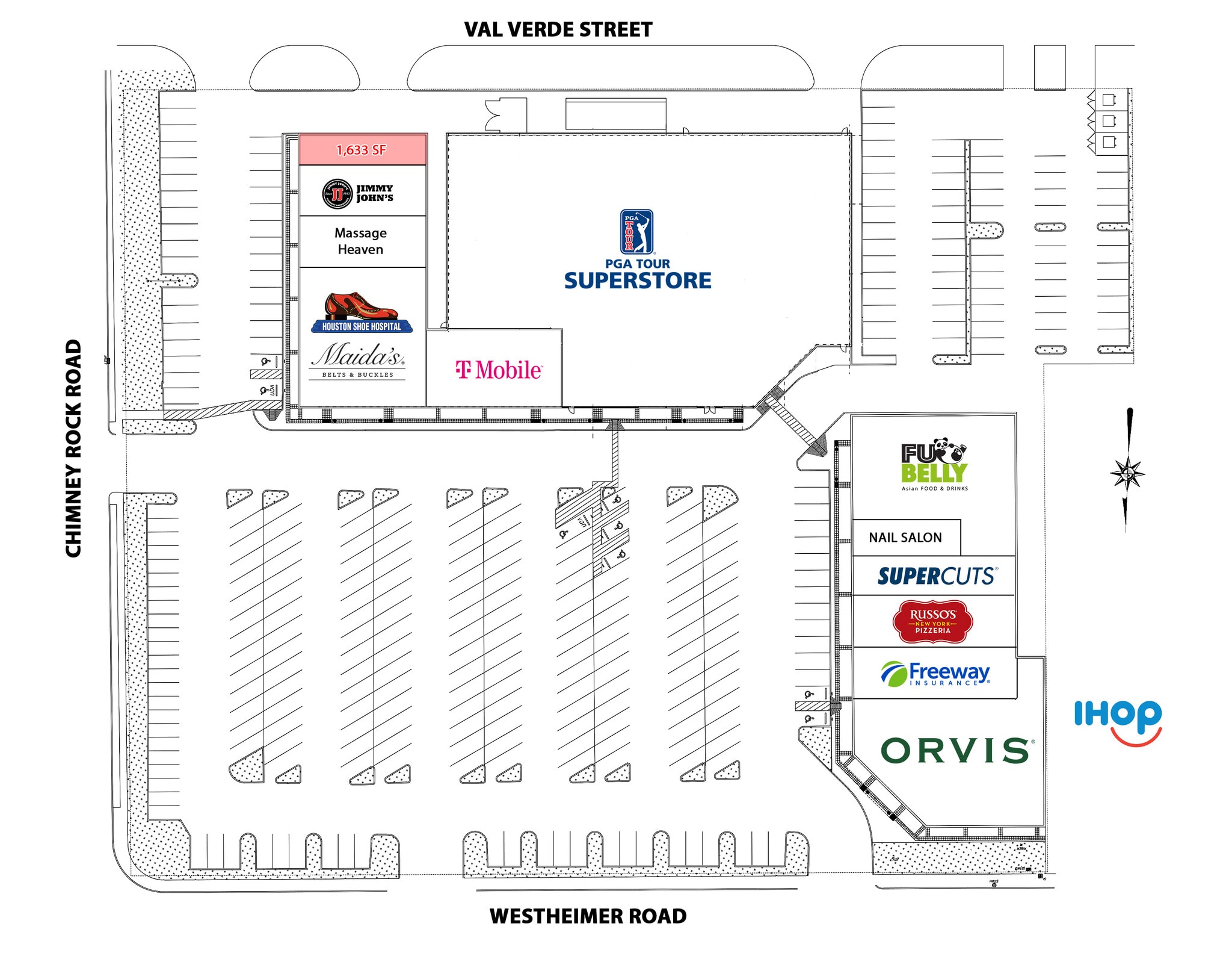 5727 Westheimer Rd, Houston, TX for lease Site Plan- Image 1 of 1