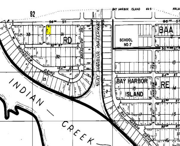 1080-1090 Kane Concourse, Bay Harbor Islands, FL à louer - Plan cadastral - Image 2 de 6