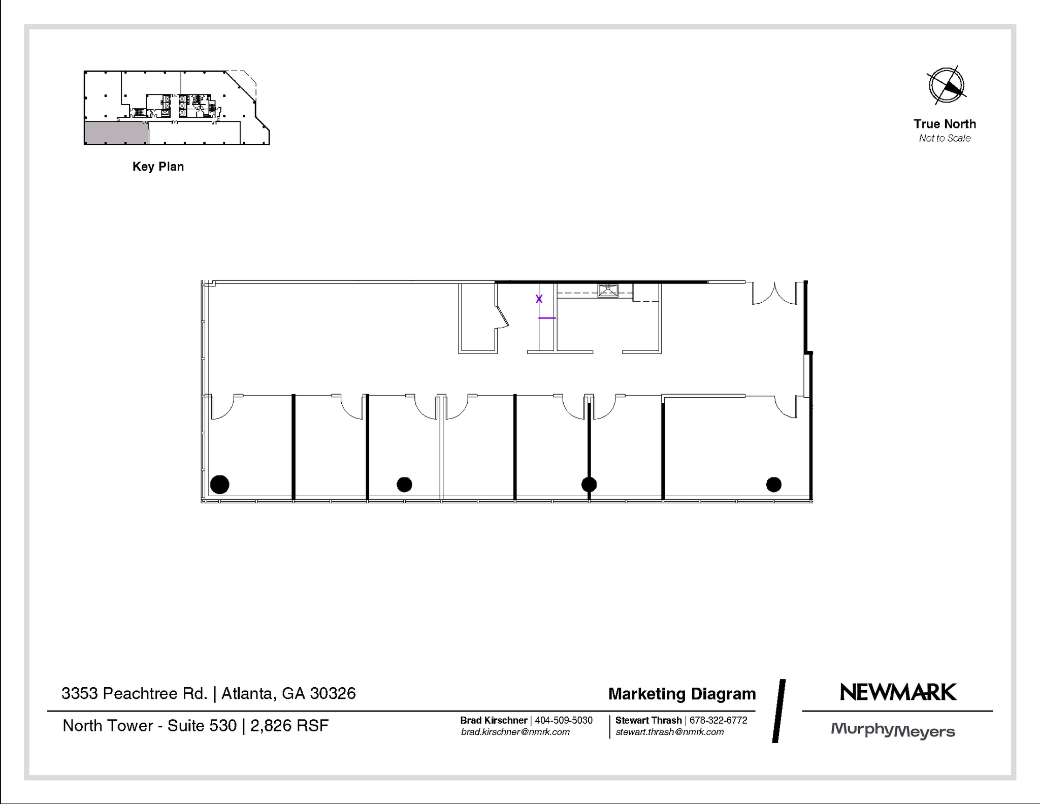 3353 Peachtree Rd NE, Atlanta, GA à louer Plan d’étage- Image 1 de 1