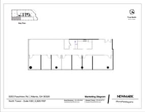 3353 Peachtree Rd NE, Atlanta, GA à louer Plan d’étage- Image 1 de 1