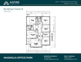 31368 Nichols Sawmill Rd, Magnolia, TX for lease Floor Plan- Image 1 of 2