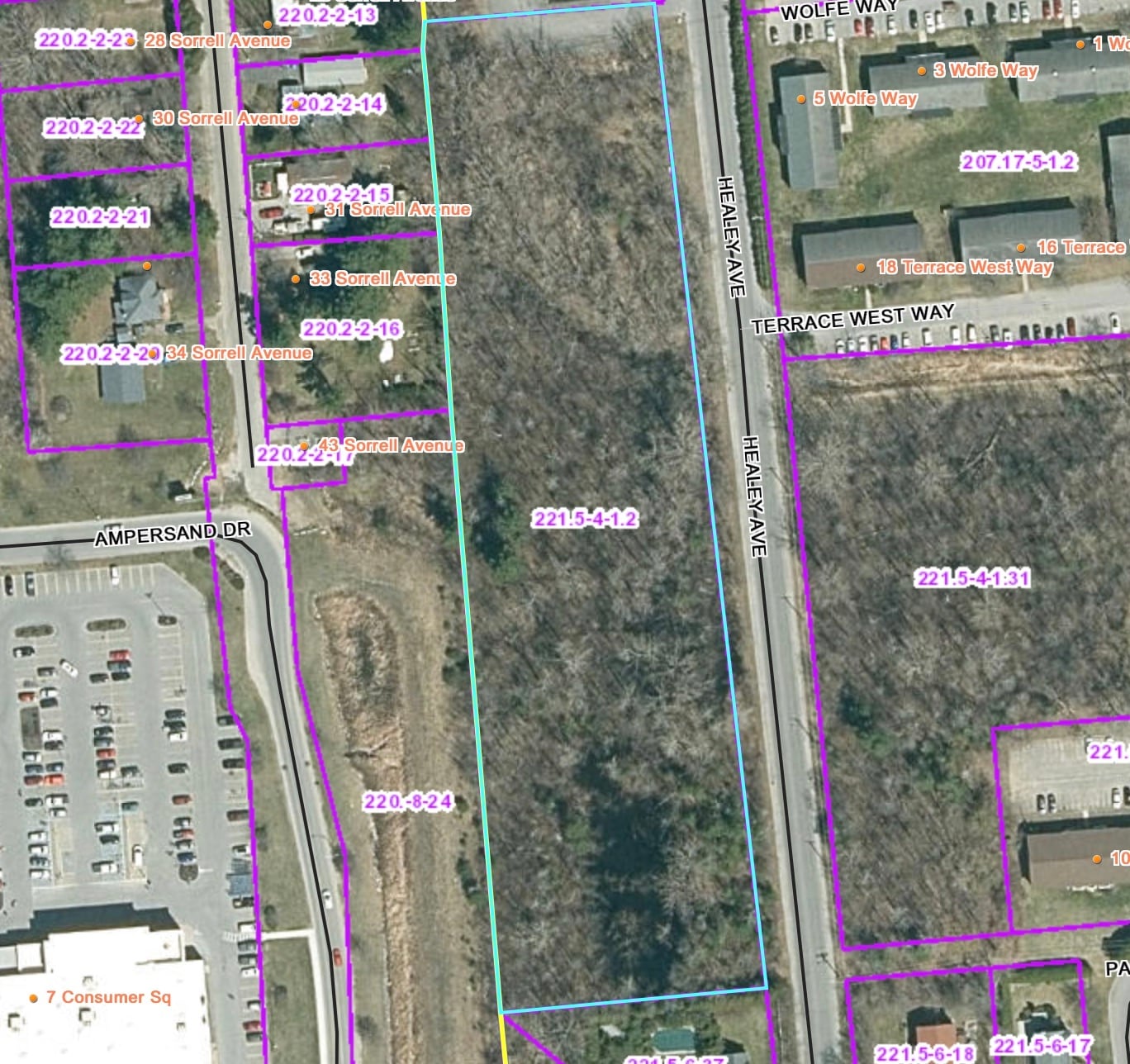 Healey Avenue, Plattsburgh, NY for sale Aerial- Image 1 of 3