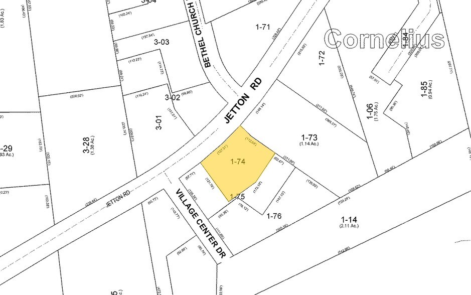 19720 Jetton Rd, Cornelius, NC à louer - Plan cadastral - Image 3 de 5