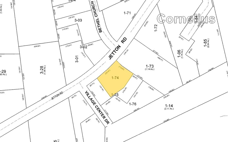 19720 Jetton Rd, Cornelius, NC for lease - Plat Map - Image 3 of 5