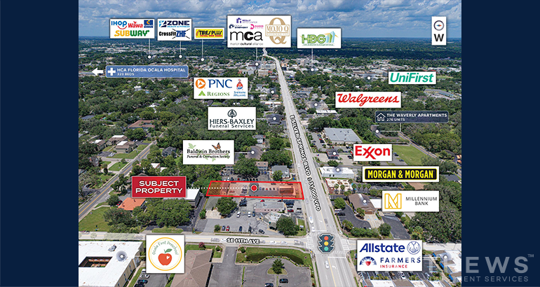 1012 E Silver Springs Blvd, Ocala, FL for lease - Aerial - Image 2 of 2