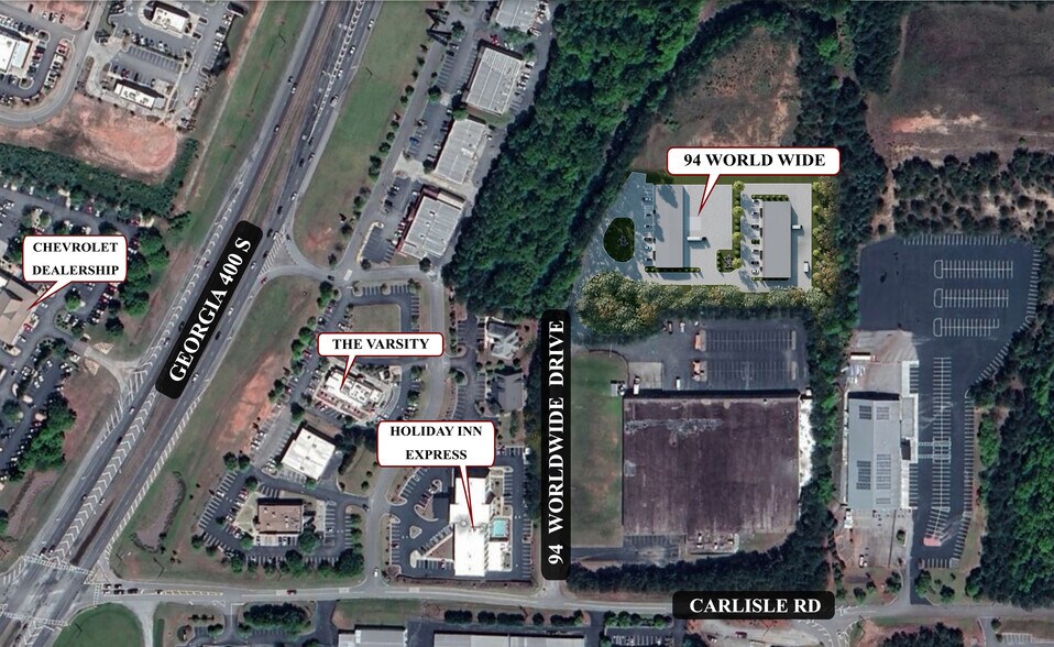 94 Worldwide Dr, Dawsonville, GA for lease - Site Plan - Image 2 of 10