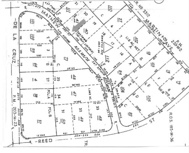 399 Mathew St, Santa Clara, CA for lease - Plat Map - Image 2 of 3