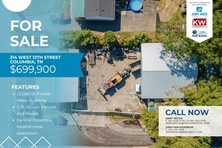 Plus de détails pour 314 W 12th St, Columbia, TN - Industriel à vendre