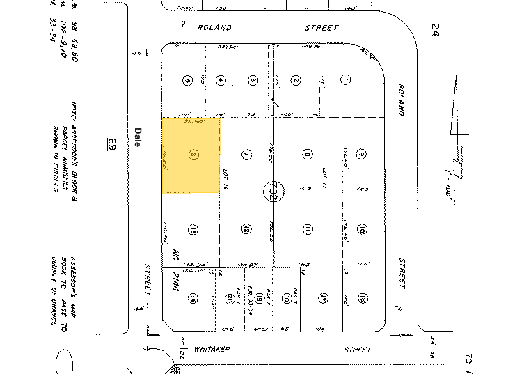 6400 Dale St, Buena Park, CA for sale - Plat Map - Image 3 of 4