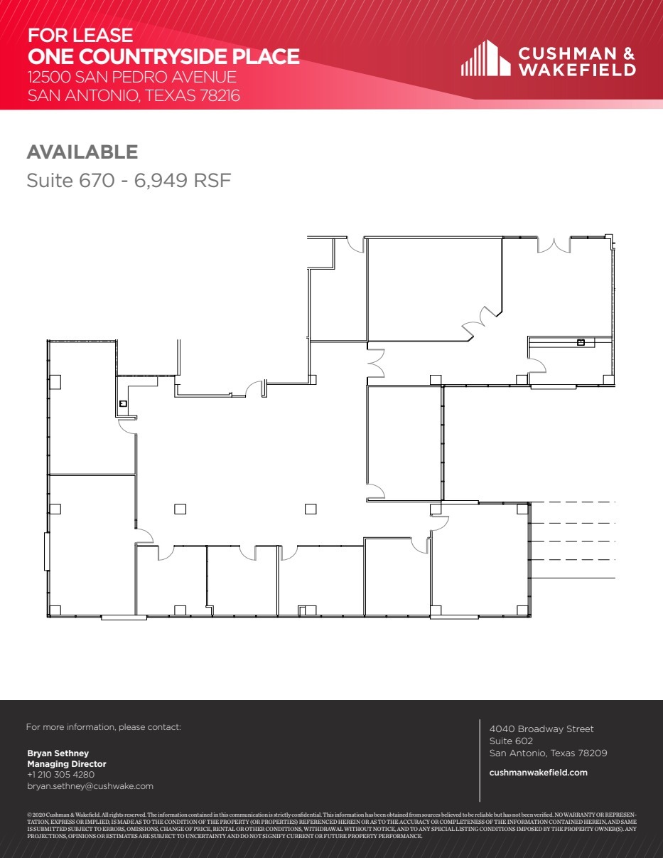 12500 San Pedro Ave, San Antonio, TX à louer Plan d  tage- Image 1 de 1