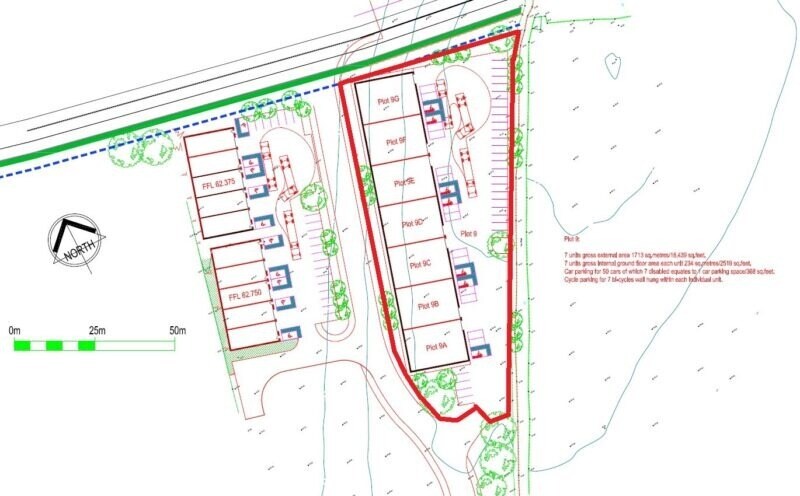 Honiton Rd, Cullompton à vendre - Plan de site - Image 2 de 3