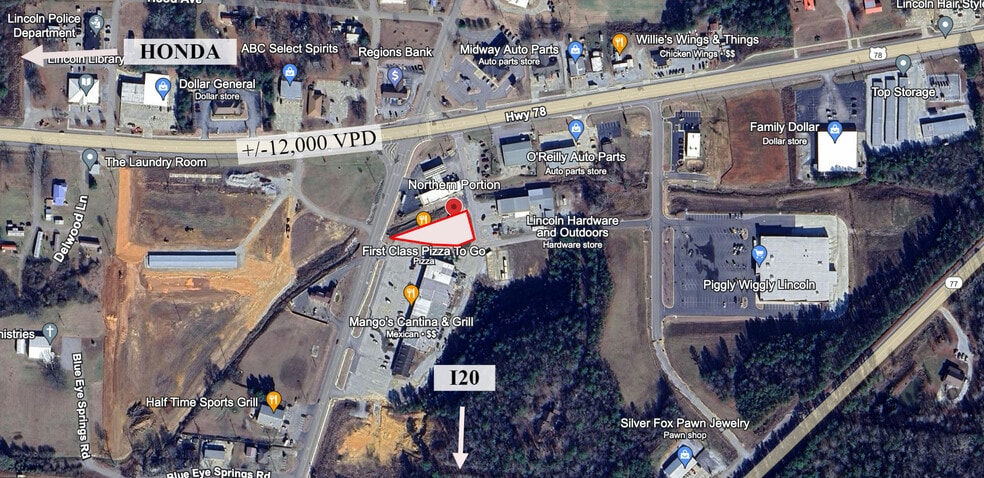 Magnolia Street South, Lincoln, AL à louer - Aérien - Image 3 de 3