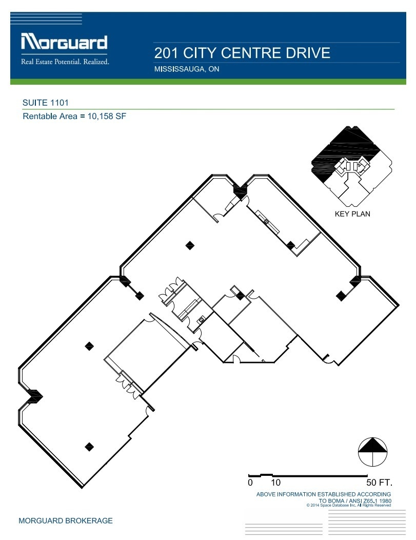 201 City Centre Dr, Mississauga, ON for lease Floor Plan- Image 1 of 1