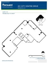 201 City Centre Dr, Mississauga, ON for lease Floor Plan- Image 1 of 1