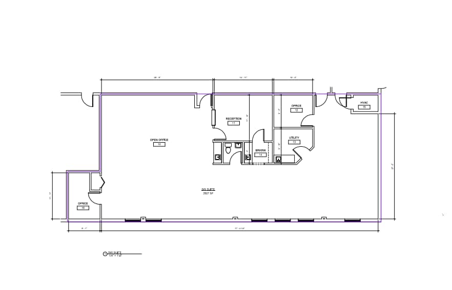 3229 Broadway St, Gary, IN à louer Plan d’étage- Image 1 de 1