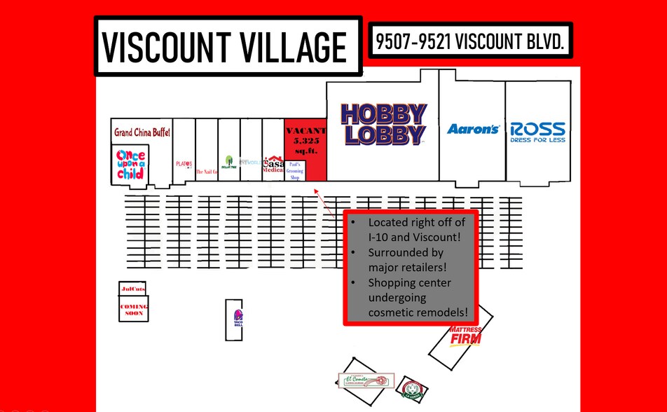 9505 Viscount Blvd, El Paso, TX à louer - Photo du bâtiment - Image 3 de 10