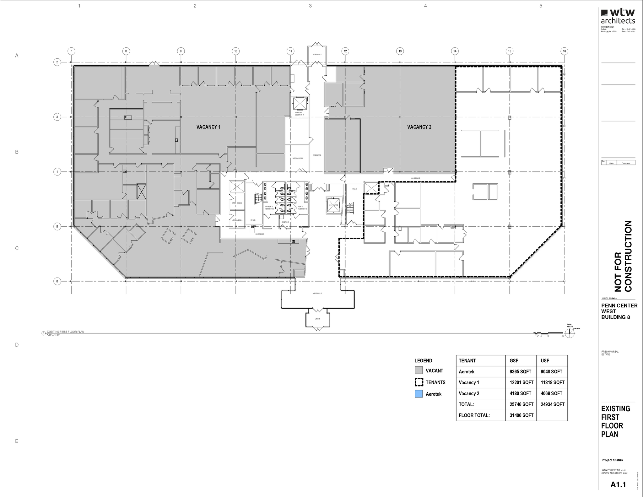 8 Penn Center West, Pittsburgh, PA à louer Plan d’étage- Image 1 de 1