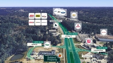 US-17 & CR 315 Hwy, Green Cove Springs, FL - Aerial map view - Image1