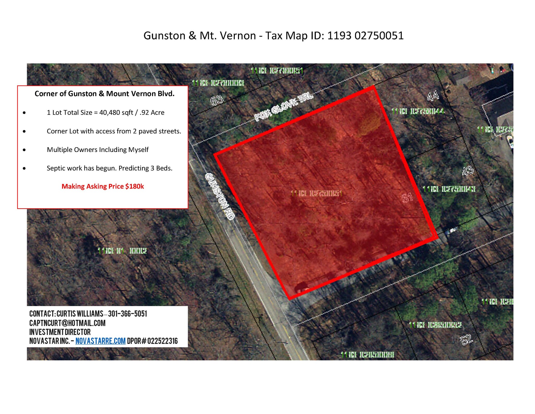 Gunston Rd, Lorton, VA for sale Primary Photo- Image 1 of 1