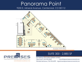 9200 E Mineral Ave, Centennial, CO à louer Plan d’étage- Image 1 de 1