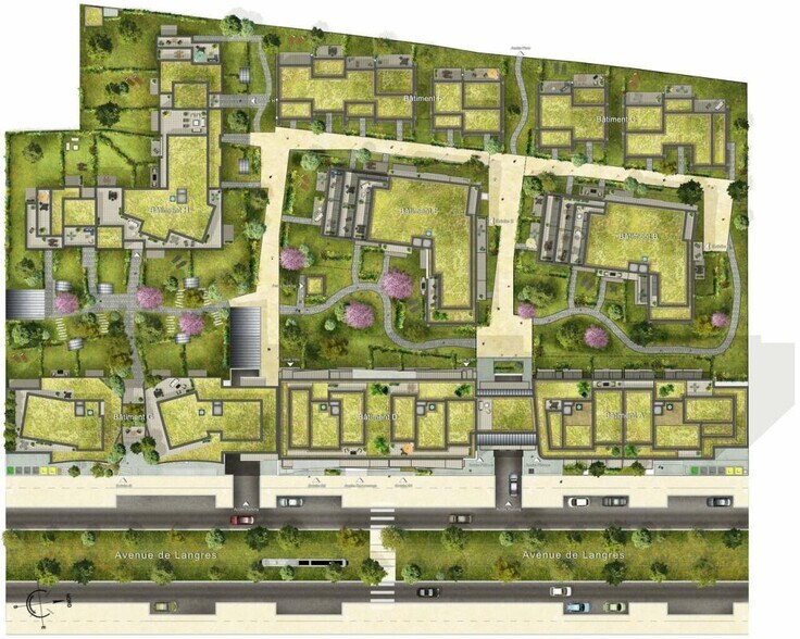 39 Avenue De Langres, Dijon for lease - Site Plan - Image 2 of 2